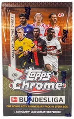 2023-24 Topps Chrome Bundesliga DFL Soccer Hobby Box